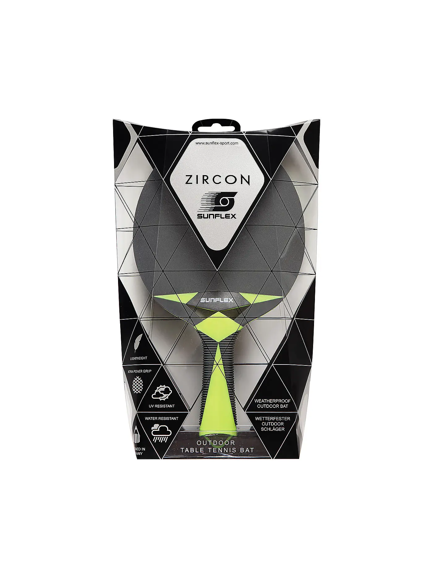 SUNFLEX | Tischtennis OUTDOOR SCHLÄGER ZIRCON | 